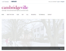 Tablet Screenshot of cambridgeville.com